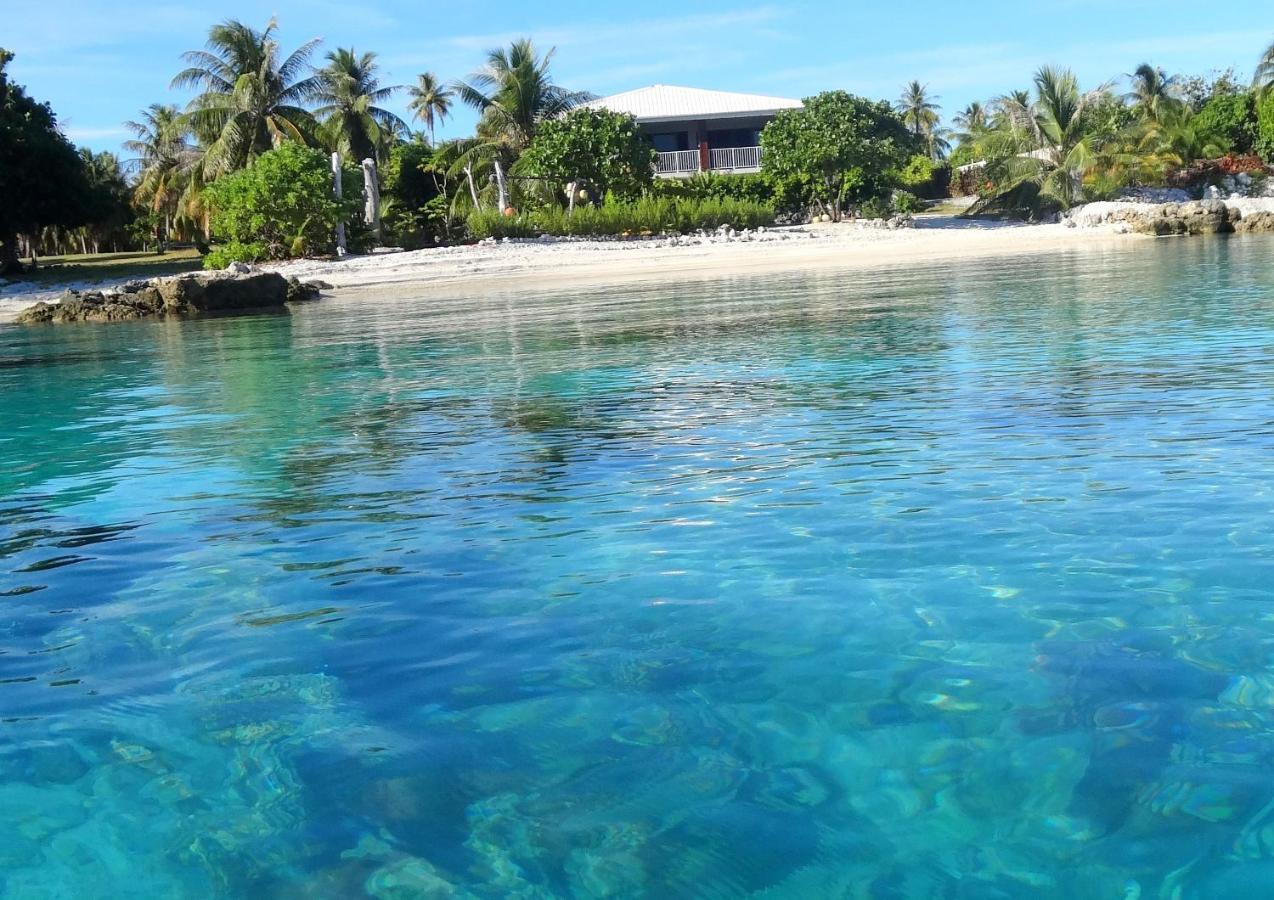 Pension Tiputa Lodge Rangiroa Exterior foto