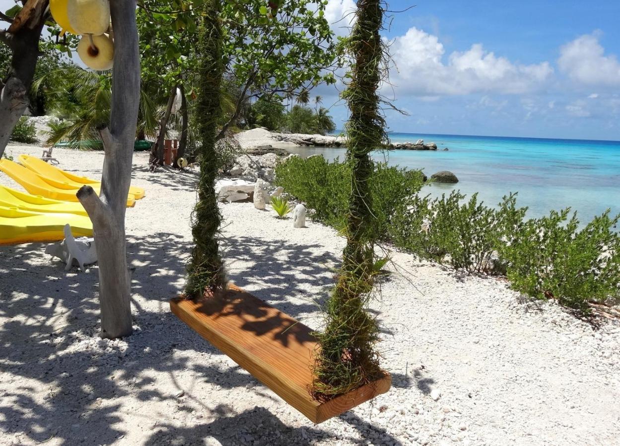 Pension Tiputa Lodge Rangiroa Exterior foto
